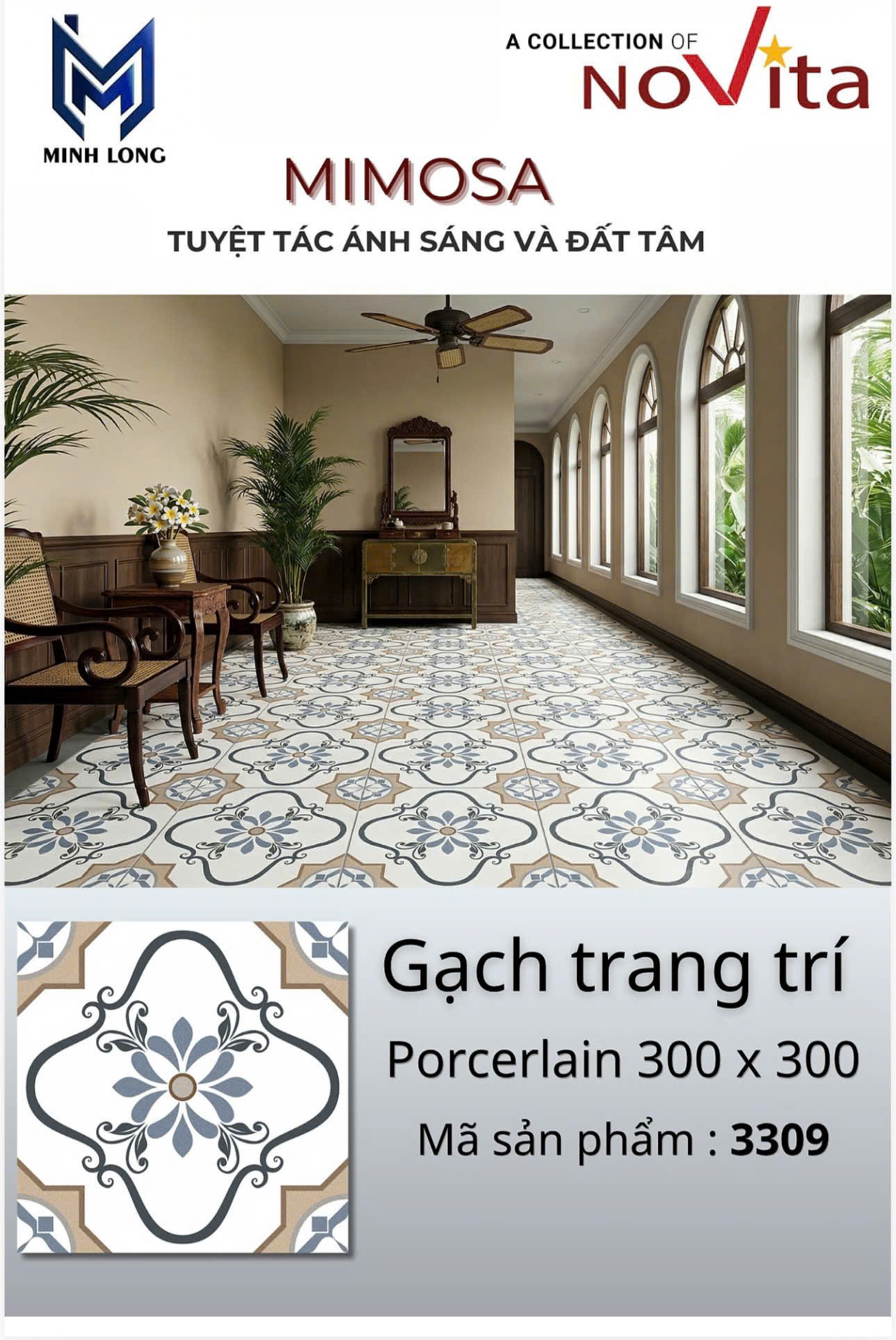 Gạch ốp lát tổng hợp 300X300